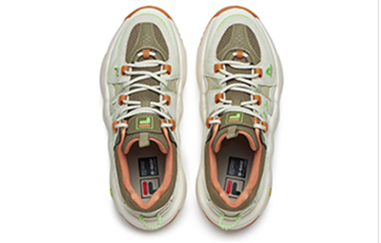 FILA Barricade Low Sneakers 'Green White Orange' F12M211121FCS