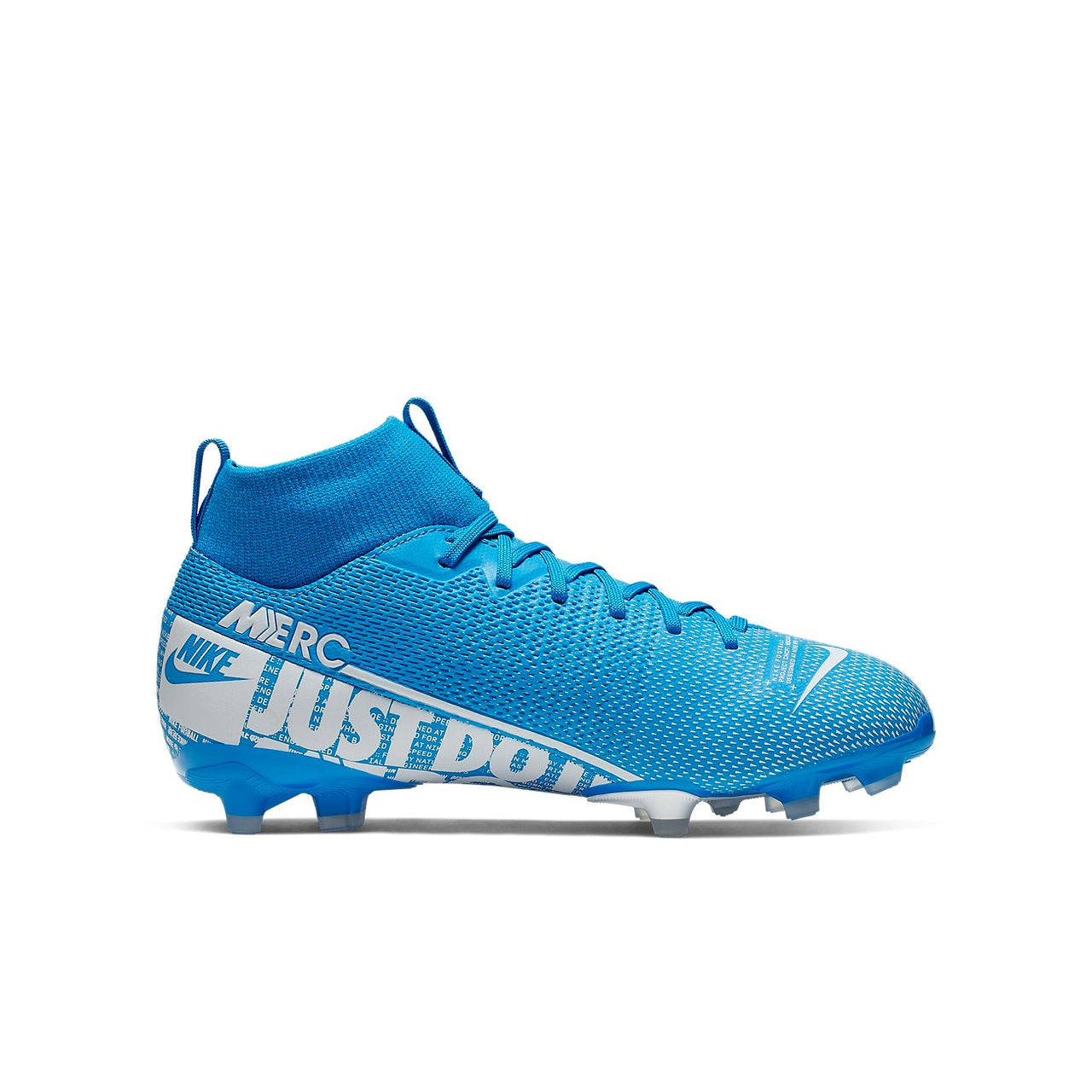 (GS) Nike JR Mercurial Superfly 7 Academy FG/MG 'Blue White' AT8120-414