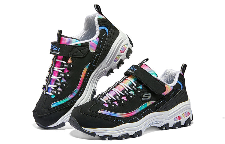 (GS) Skechers DLITES 'Black Multi' 303905L-BKMT