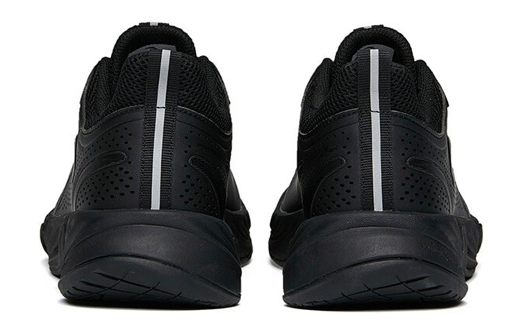 ANTA Running Series Sneakers Leather 'Black' 112145523-13