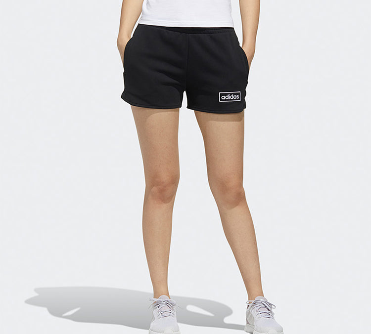 (WMNS) adidas neo W C+ Short Sports Shorts Black FP7401