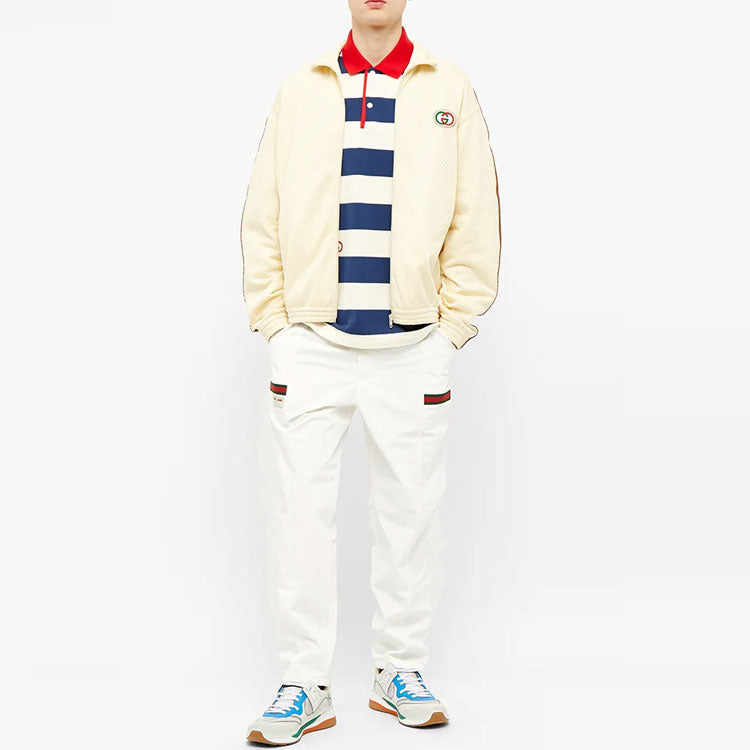 Gucci Chest Logo Zip Jacket 'White' 599359-XJB1N-9192