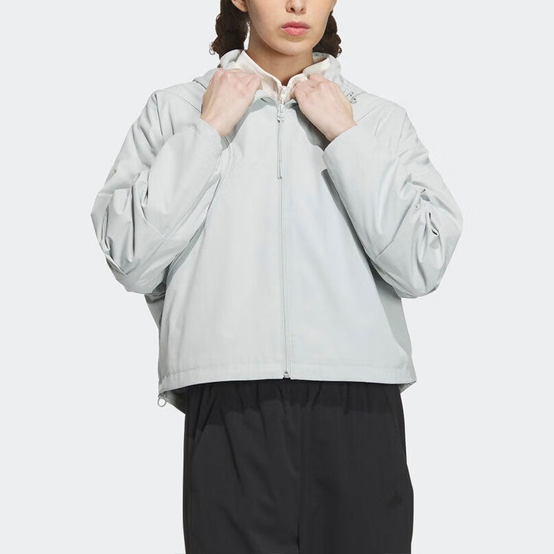 (WMNS) adidas City ESC Woven Jackets 'Grey' IP7036