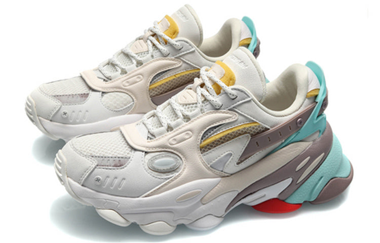 (WMNS) Li-Ning Countflow Alien Silk Road MiYuSiLu x Dunhuang Museum 'Grey White' AGLQ162-3