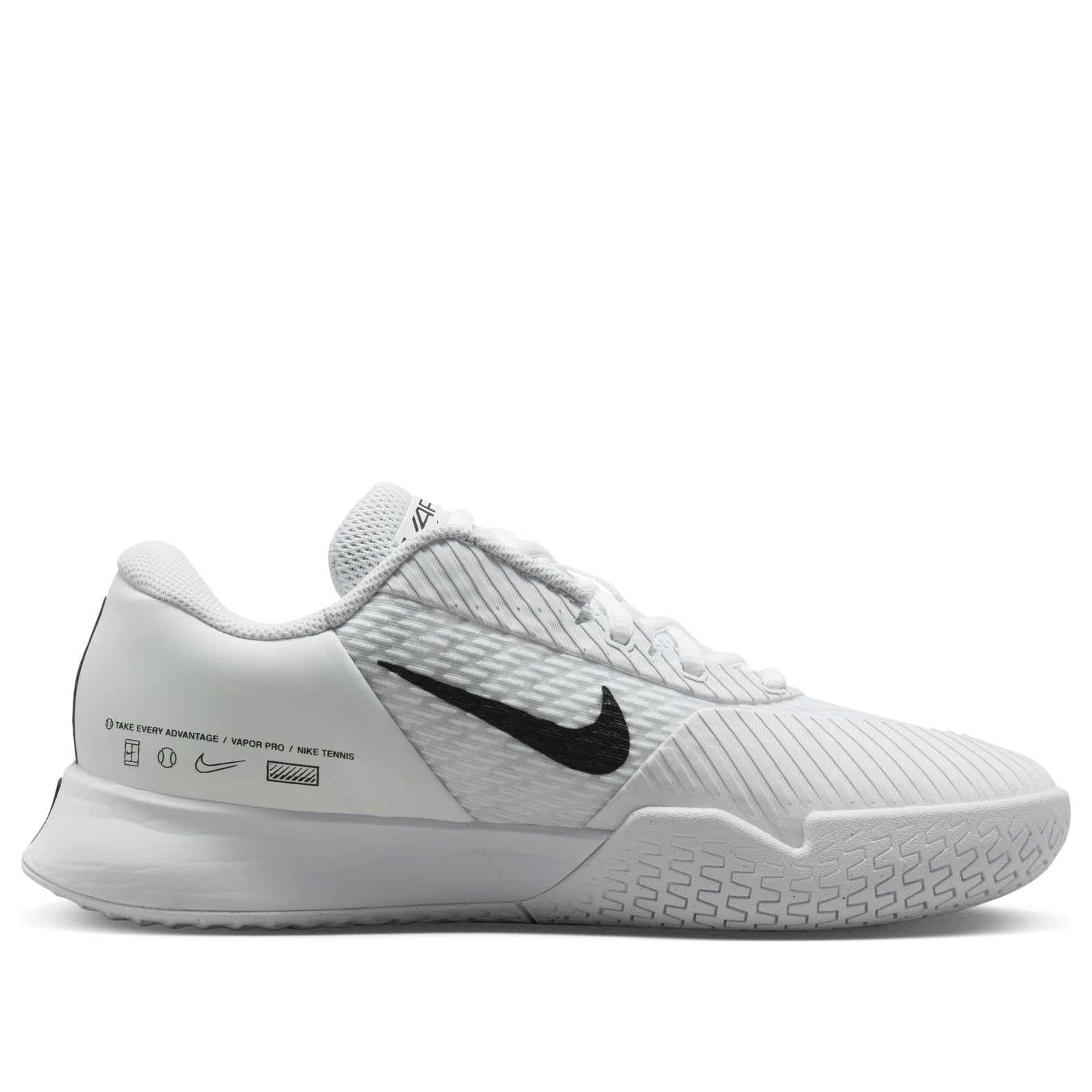 (WMNS) Nike Court Air Zoom Vapor Pro 2 'White Black' DR6192-101