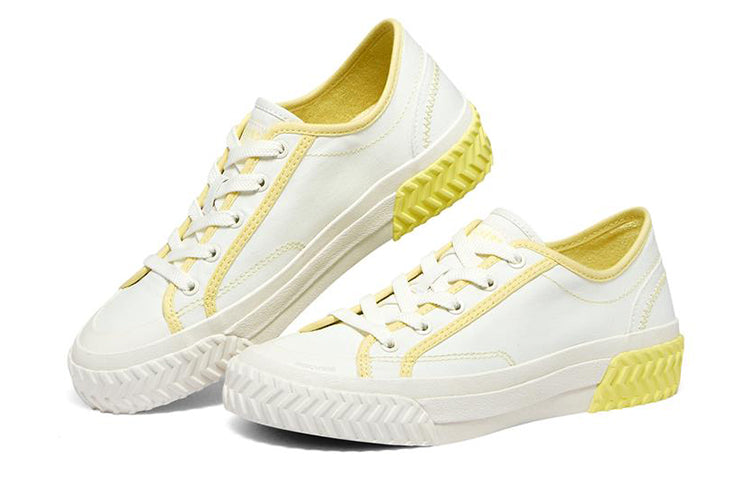 (WMNS) Skechers Street Trax Hi 'White Yellow' 177040-WYL