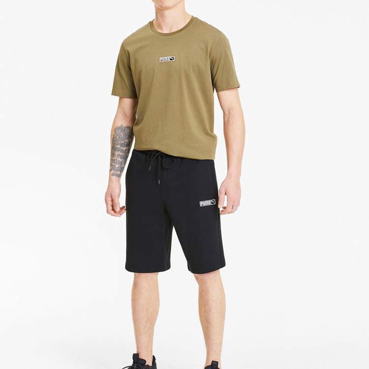 PUMA Classics Logo Shorts 'Black White' 597492-01