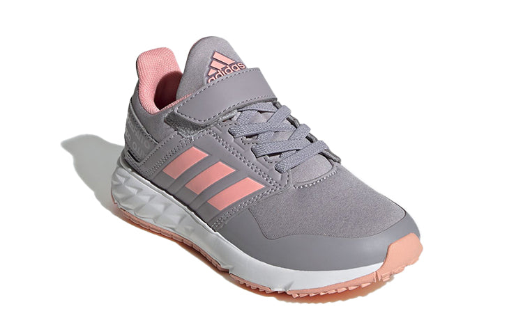(GS) adidas Fortafaito Top Strap 'Grey Pink' FX9873