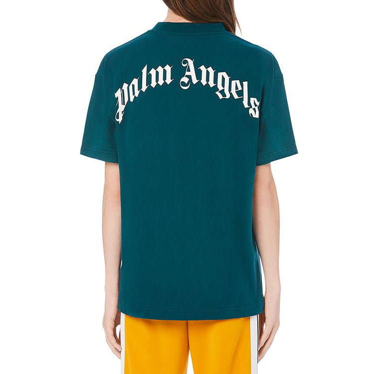 Men's PALM ANGELS Bear Short Sleeve Green PMAA001E20JER0035760