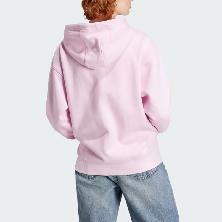(WMNS) adidas Full-Zip Boyfriend Hoodie 'Pink' IK0484