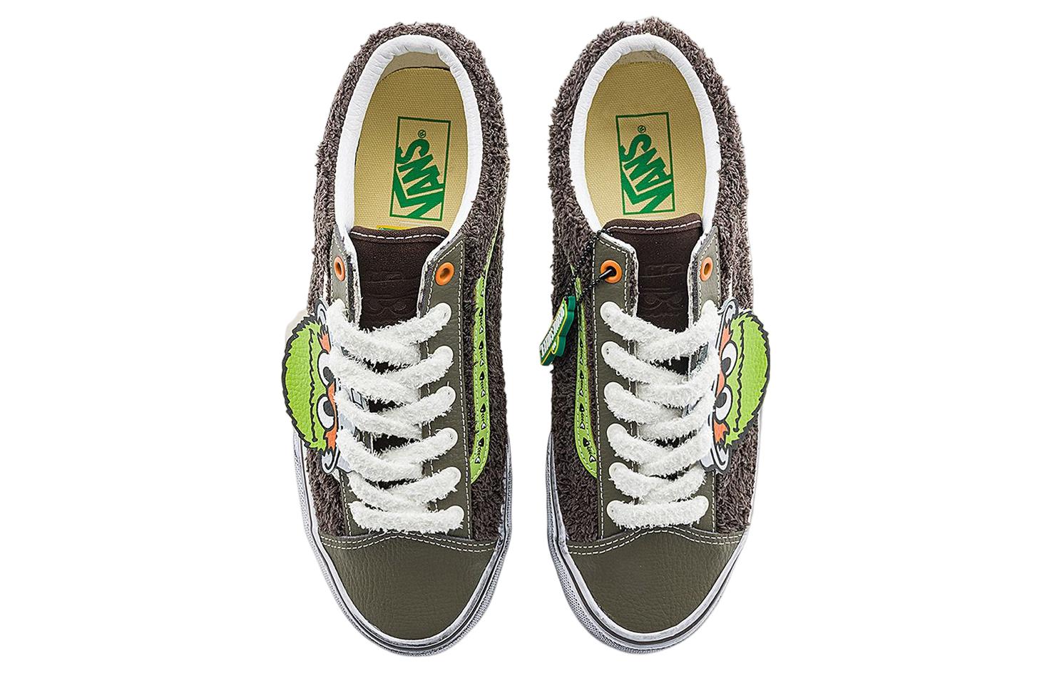 Vans x Sesame Street Style 36 'Brown Olive Green' VN0A54F6YJ7