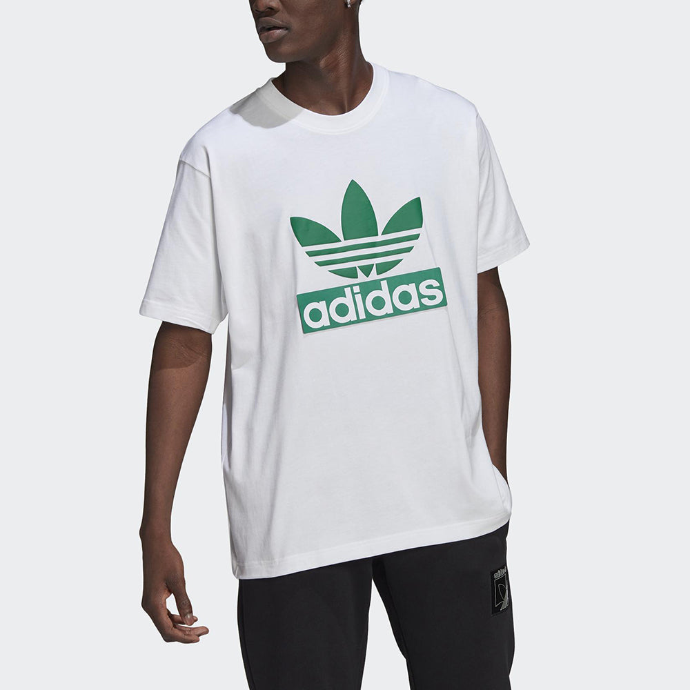 adidas originals Logo Round Neck Short Sleeve Tee For Men White H09346