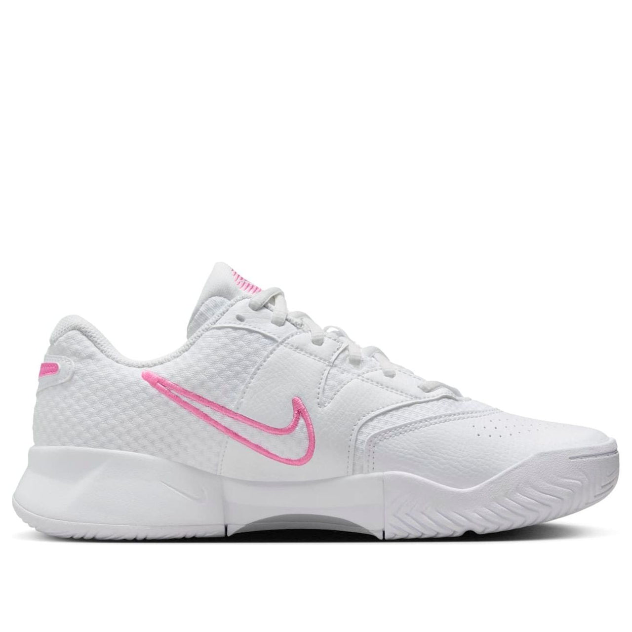 (WMNS) NikeCourt Lite 4 'White Black Playful Pink' FD6575-108