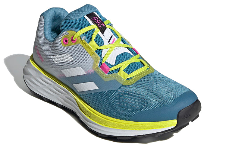 (WMNS) adidas Terrex Two Flow Trail 'Hazy Blue Acid Yellow' FW9315