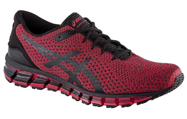 (WMNS) ASICS Gel Quantum 360 Knit 2 'Black Red' T8G8N-001