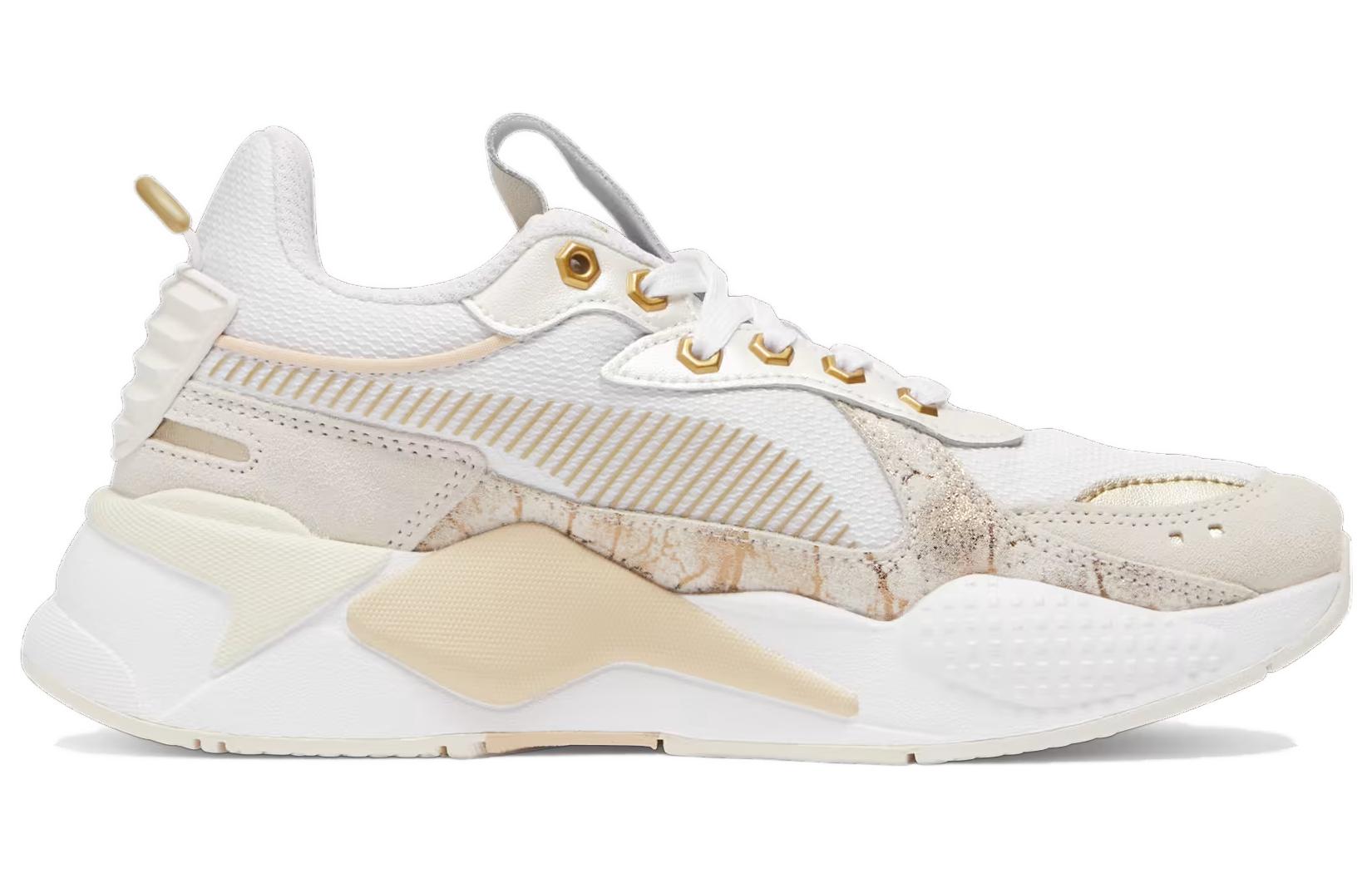 (WMNS) PUMA Rs-X Glimmer Sneakers 'White Beige' 397089-01