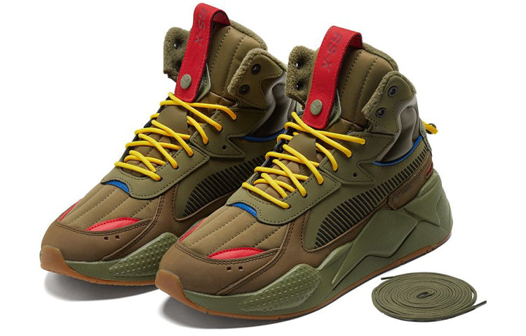 PUMA Rs-x Mid C Militia Wtr 'Green Red Yellow' 385521-01
