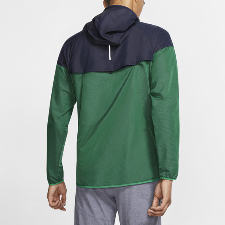 Nike WindRunner Running Colorblock Sports Dark Green AR0258-319