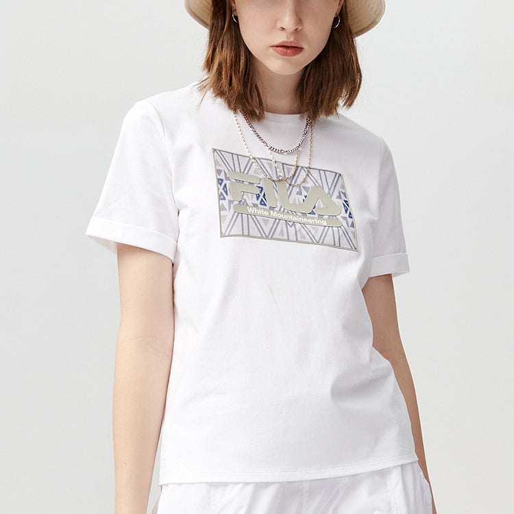 FILA FUSION x White Mountaineering Logo Tee T11W127108F-WT