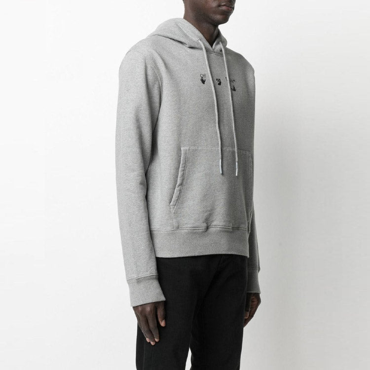 Off-White SS21 Logo Arrow Alphabet Printing Loose Fit Gray OMBB034S21FLE0050845