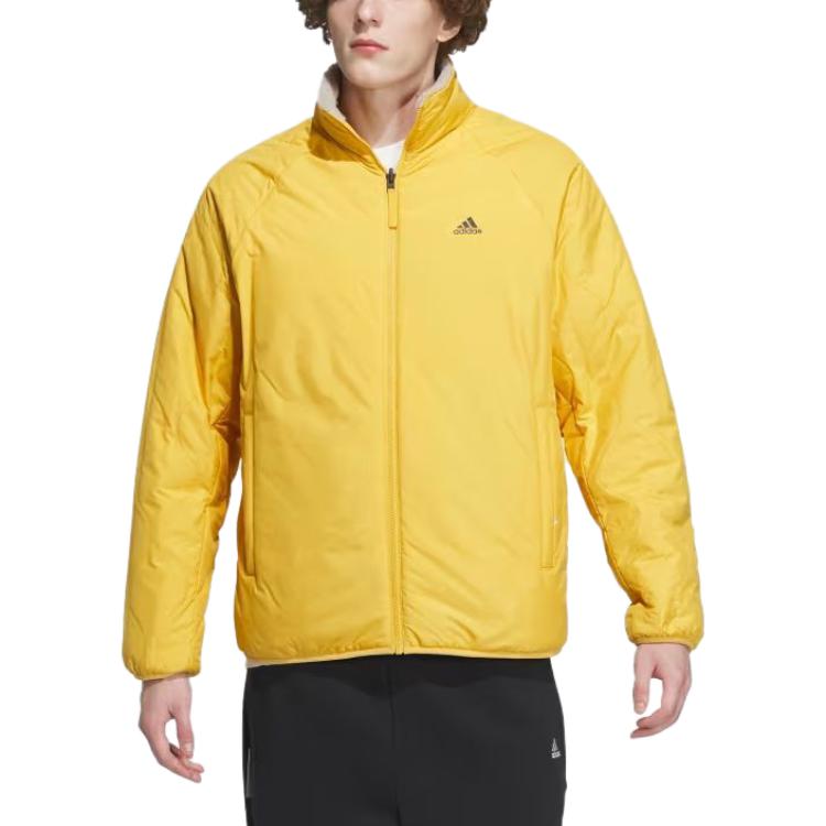 adidas Sherpa Reversible Padded Jacket 'Yellow Grey' IT8711