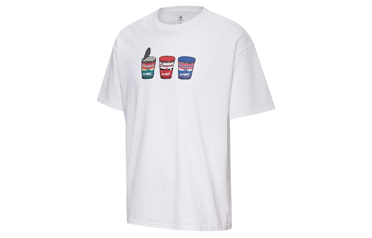 Converse Hyper Local Food Graphic Short Sleeve Tee White 10020853-A01