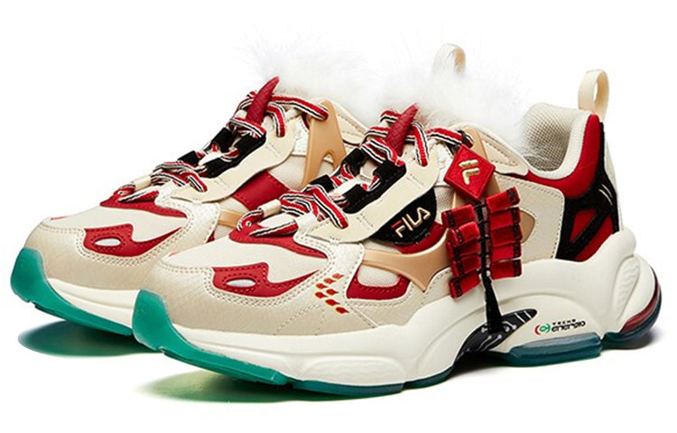 (WMNS) Fila Fusion RJV 'Creamwhite Dark Red' T12W111117FAR