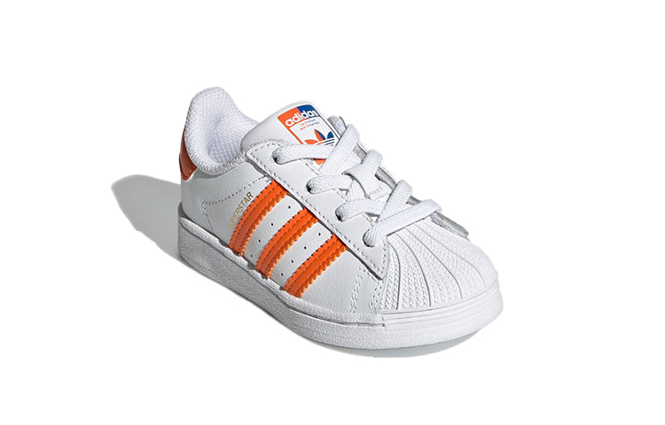 (TD) adidas Superstar 'White Orange' FZ0653