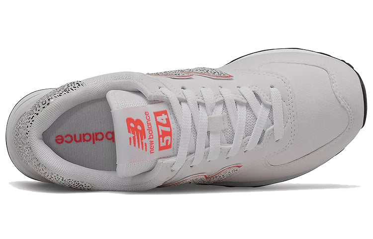 (WMNS) New Balance 574 Shoes White/Red WL574AP2