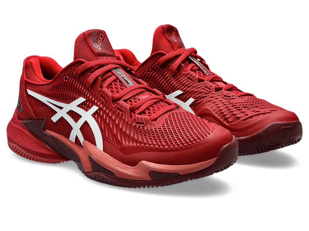 ASICS Court FF 3 Novak Clay 'Cranberry White' 1041A362-962
