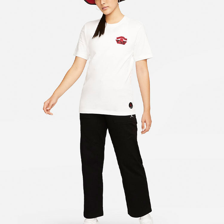 (WMNS) Jordan x Nina Chanel Abney T-shirt 'White' DO9806-100