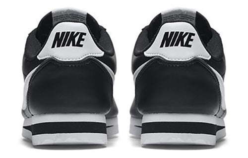 (WMNS) Nike Classic Cortez Leather 'Black White' 807471-010