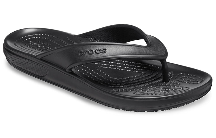 Crocs Classic Cozy Non-Slip Flip-Flops Unisex Black 206119-001