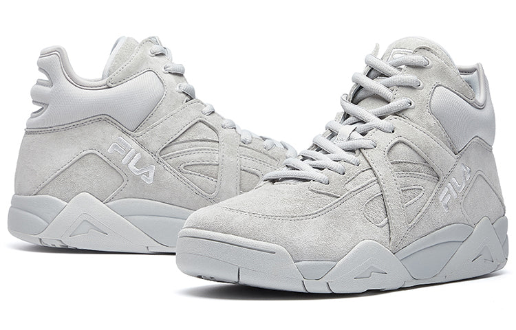 FILA Cage High Top Basketball Shoes Gray F12M031229FGY
