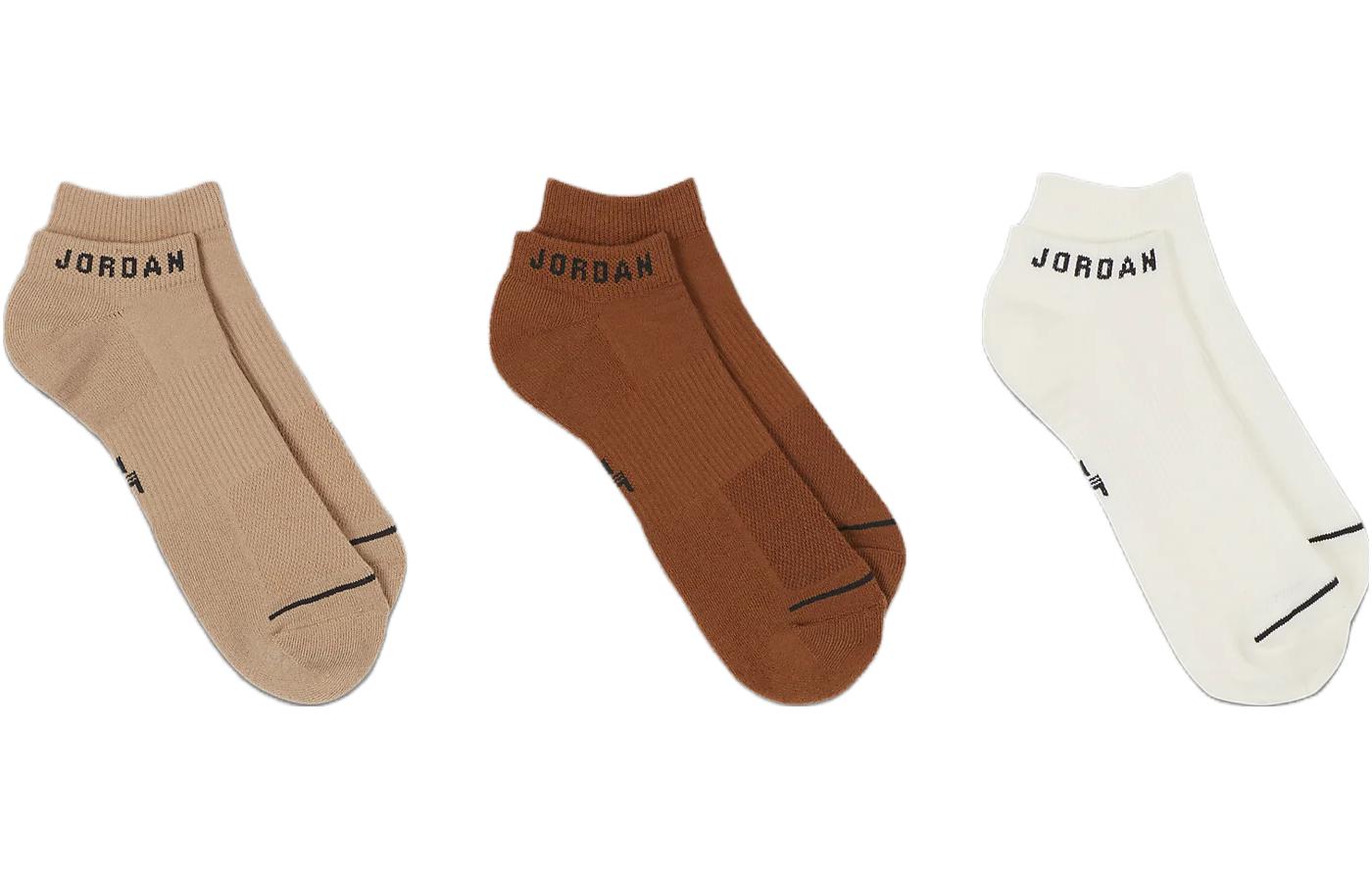 Air Jordan Everyday No-Show Socks (3 Pairs) 'Multi-Colour' DX9656-910