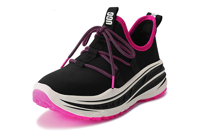 (WMNS) UGG Lace Runner Black Pink 1112130-BKPK