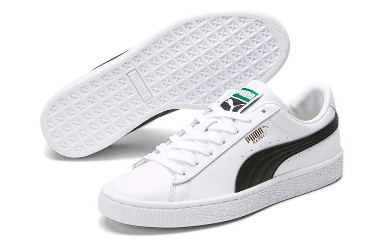 (WMNS) PUMA Basket Classic 21 'White Black' 381759-02
