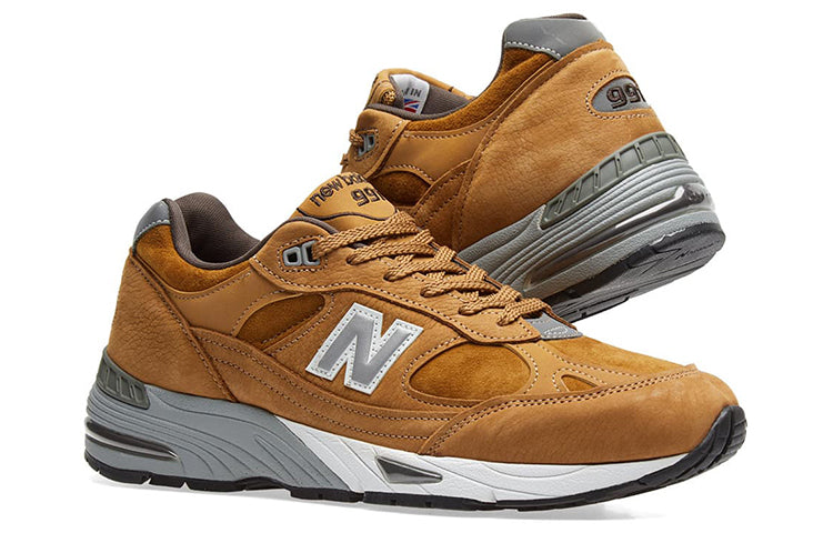 New Balance 991 Series Brown 'White Gray' M991PNT