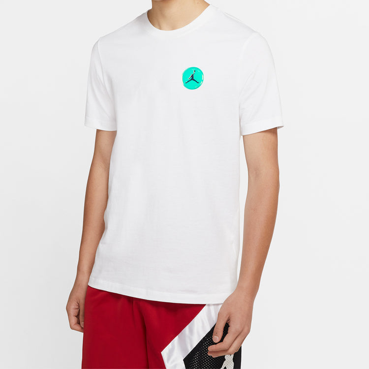 Air Jordan LEGACY AJ13 Sports Short Sleeve White CW0800-100