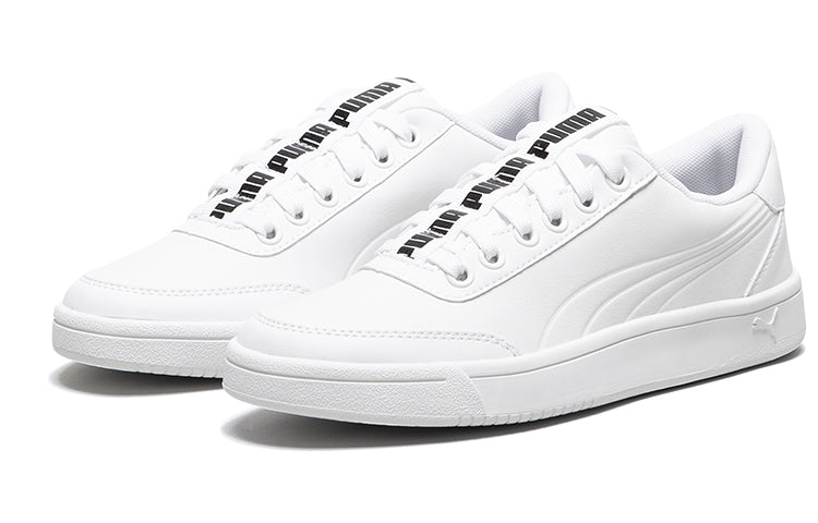 PUMA Court Breaker Bold White Casual Board Shoes 'White Black' 365787-01