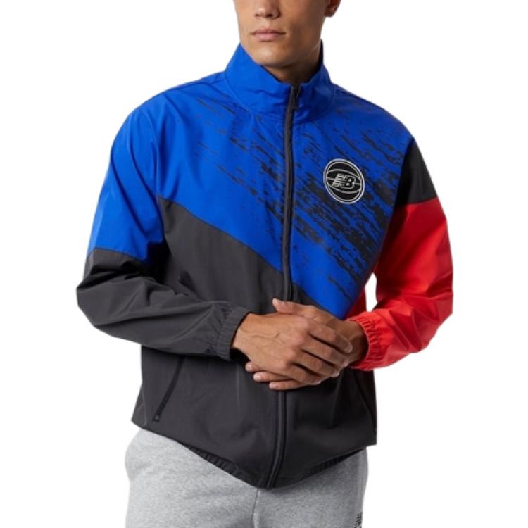 New Balance Hoops Merged Eras Wind Jacket Asia Sizing 'Phantom' MJ21590-PHM