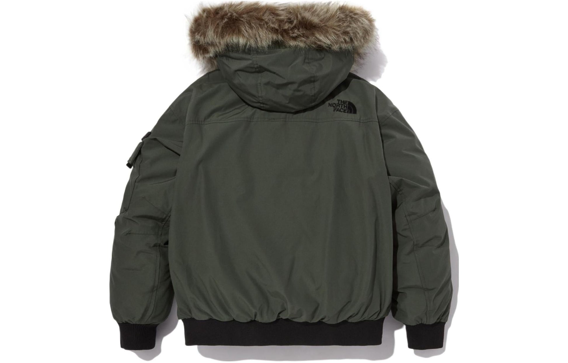 THE NORTH FACE Logo Polar Air Down Bomber Jacket 'Olivegreen' NJ1DN86B