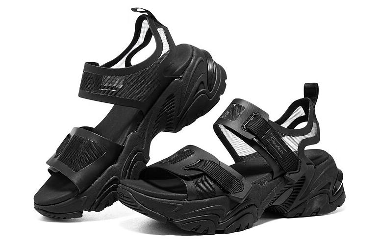 (WMNS) Skechers Cali Stamina V2 'Black' 119858-BBK