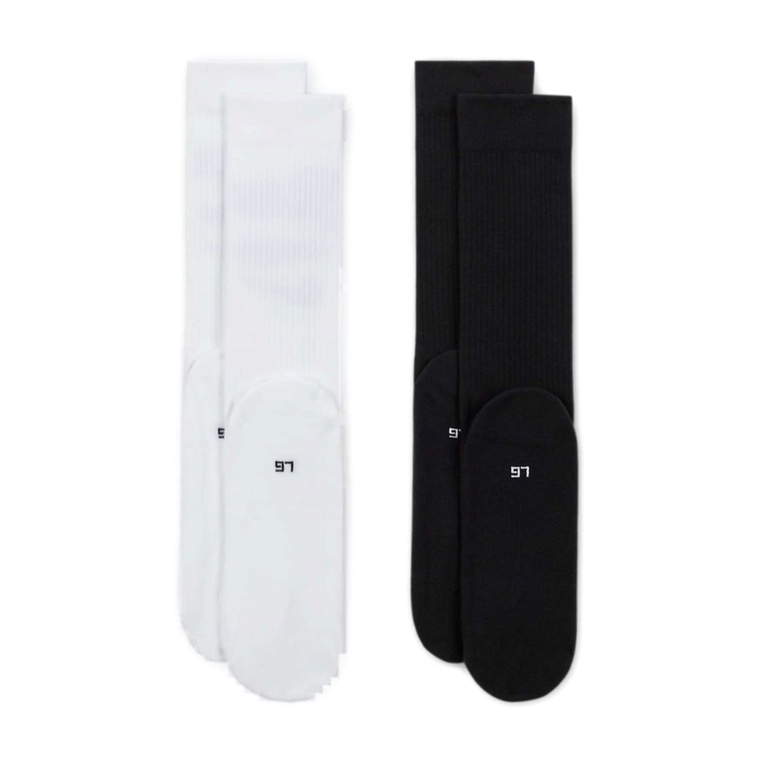 Nike x Patta Everyday Essentials Crew Socks 'White Black' (2 pairs) HM8339-900