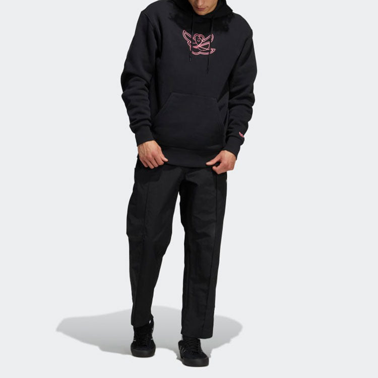 adidas originals Abstract Pattern Printing hooded Casual Unisex Black GR8802