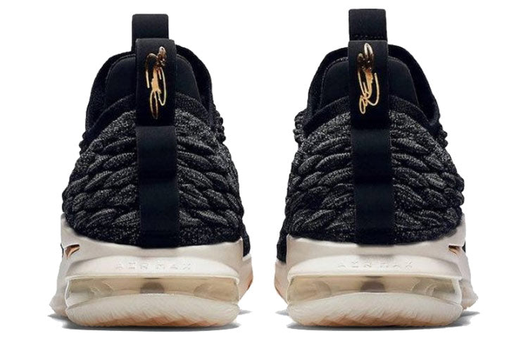 Nike LeBron 15 Low 'Black Metallic Gold' AO1756-001