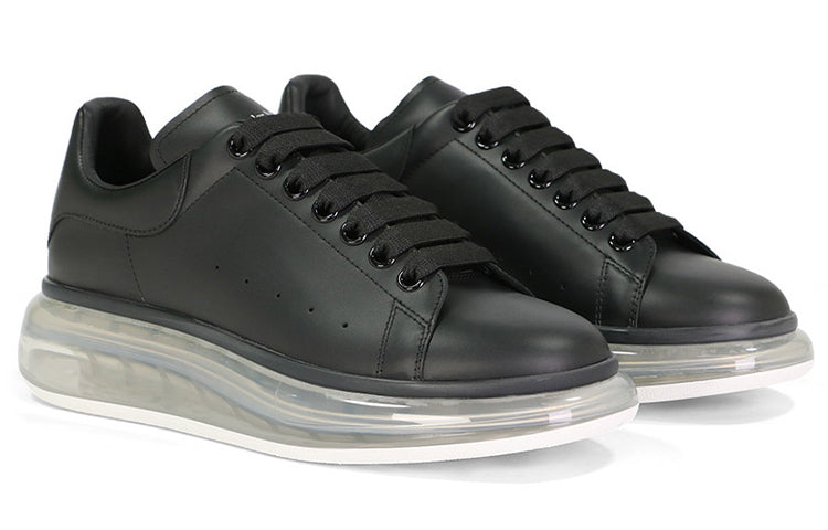 Alexander McQueen Oversized Sneaker 'Black Clear Sole' 604232WHX981070