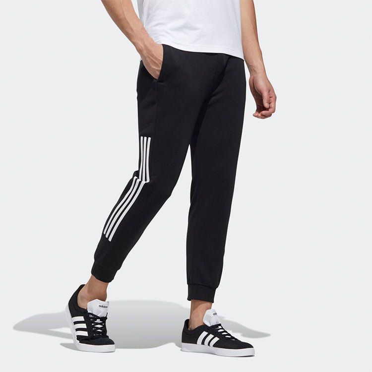 adidas neo M FAV JUL TP Side Stripe Sports Pants Black GL7193