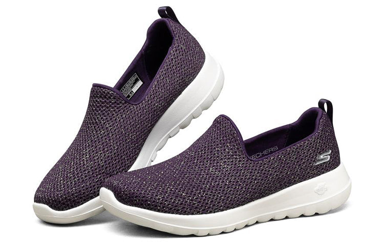 (WMNS) Skechers Go Walk Joy 'Purple White' 124090-DKPR