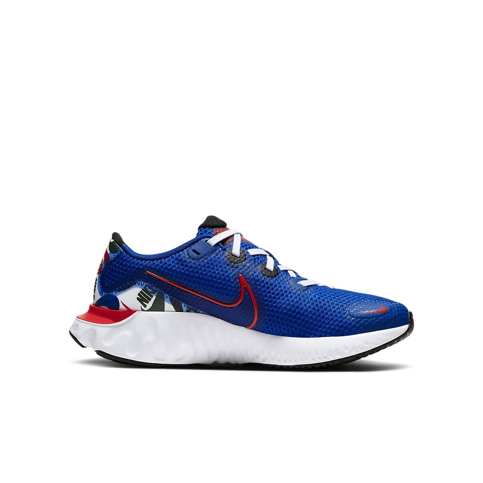 (GS) Nike Renew Run 'Blue White Red' CW5812-400
